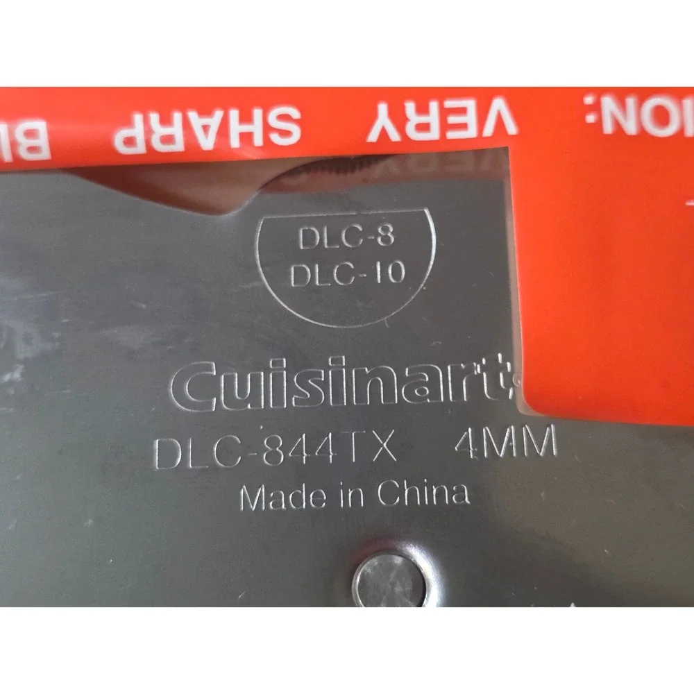 Cuisinart Disc Holder with Slicing Shredding Grating Blade DLC 844TX,837TX,842TX